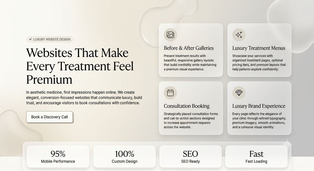 Med Spa & Cosmetic Websites showcase