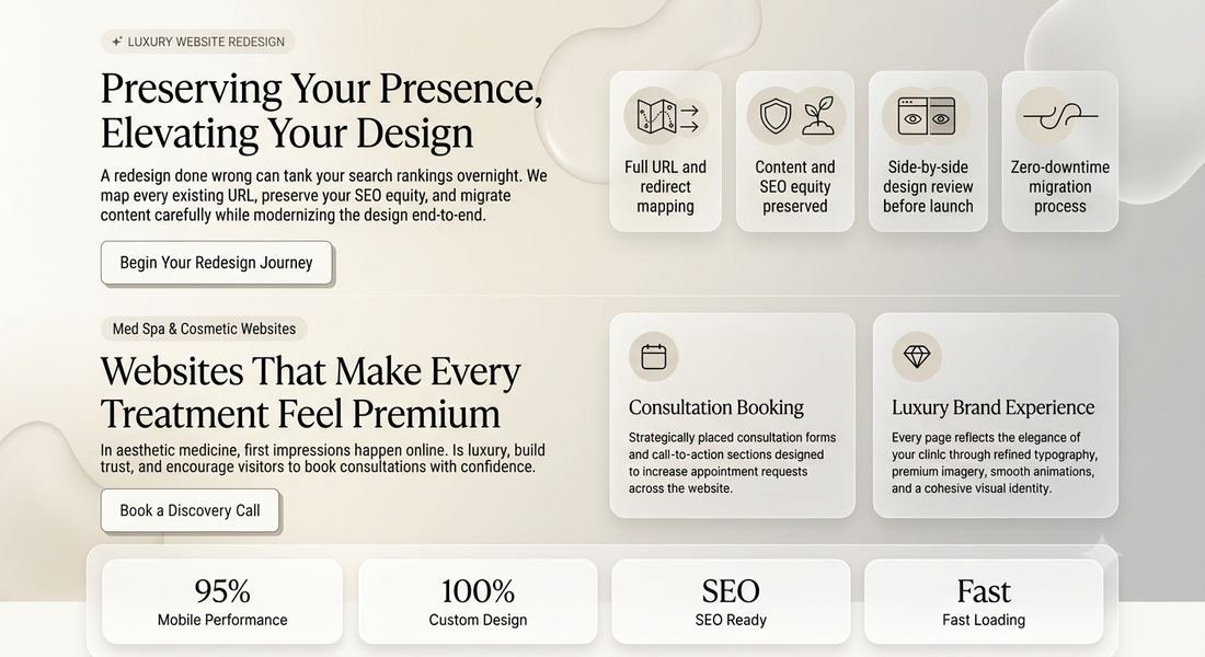 Website Redesign showcase