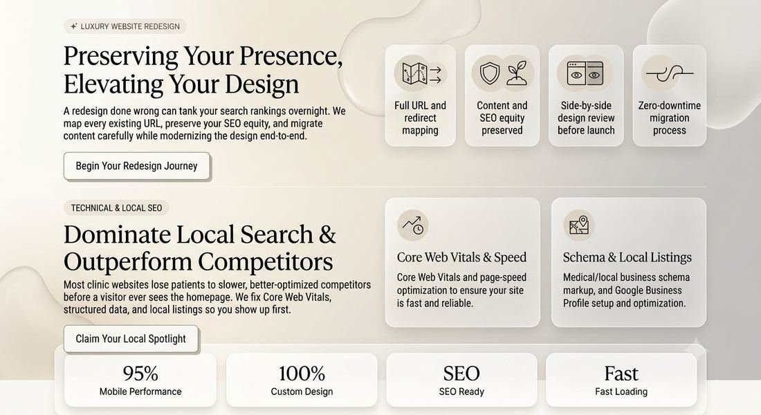 Technical & Local SEO showcase